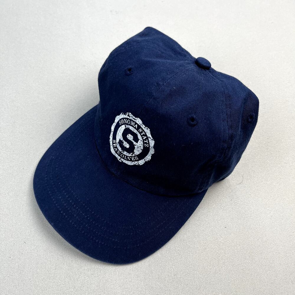 Sonoma State University Hat Cap Strapback Navy Blue Gear Sports SSU Seawolves